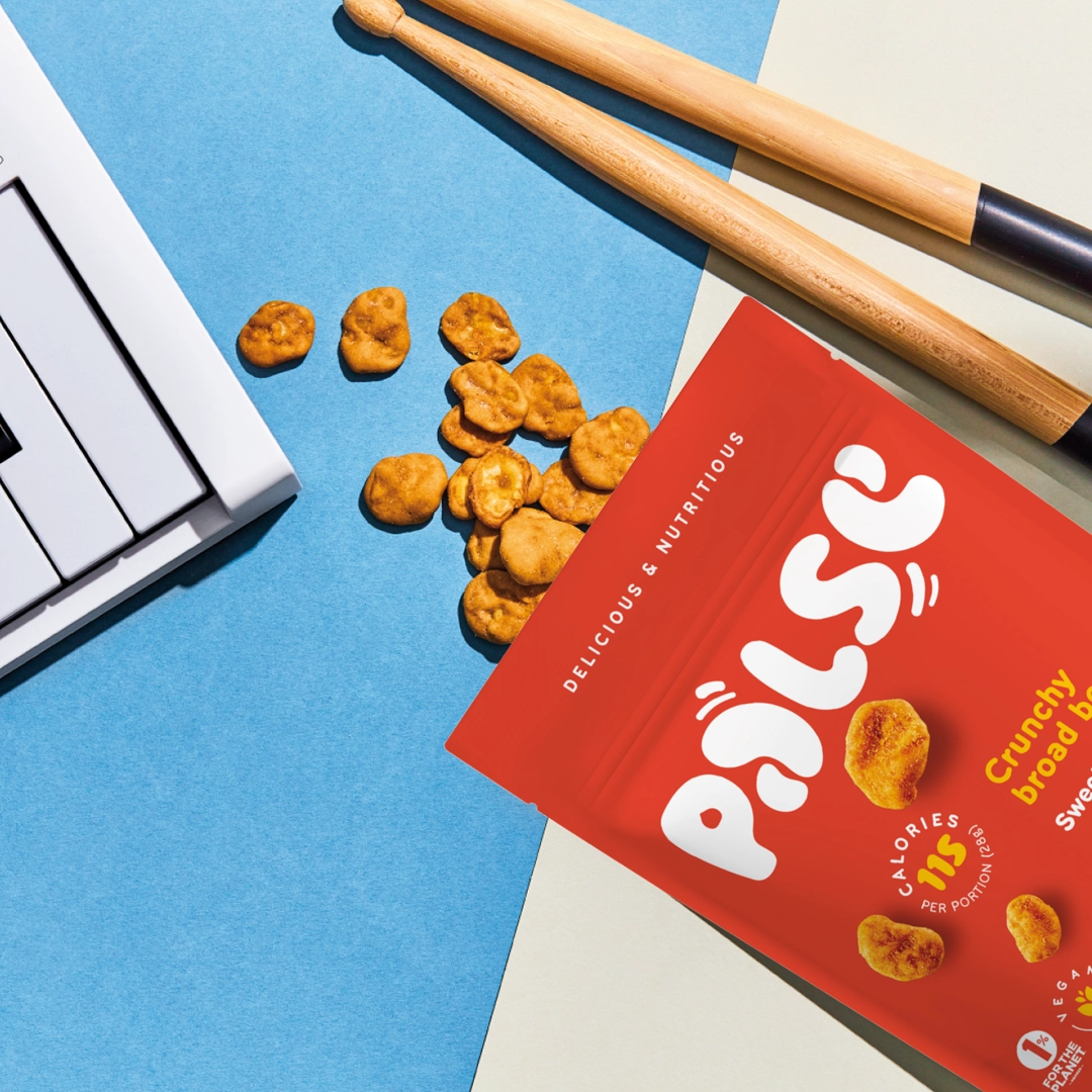 Palse snack, drums sticks και αρμόνιο